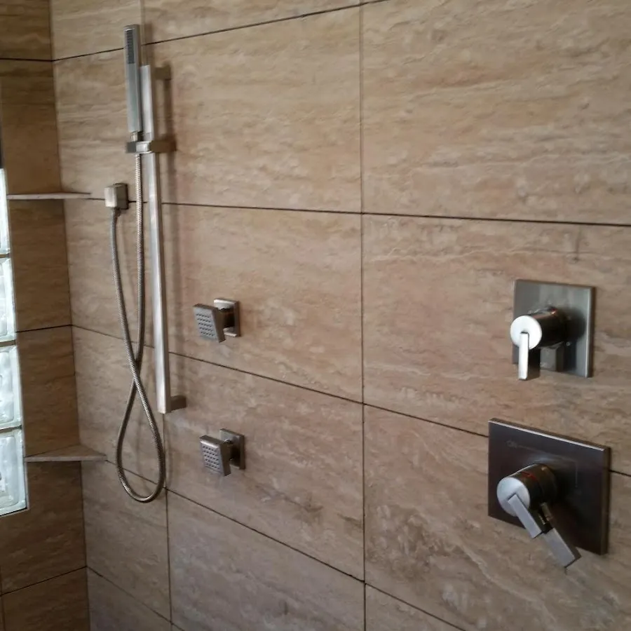 Shower fixture installation for Water Heater Replacement in St. Albans